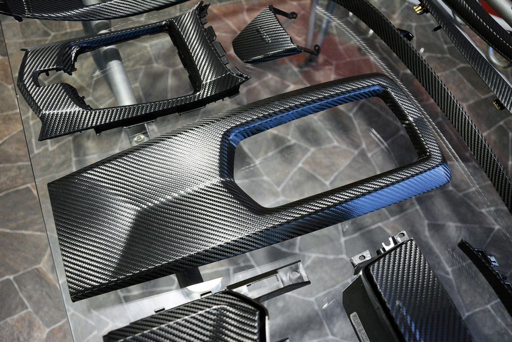 Interior Carbon Fiber wrap done Cadillac CTSV Forum